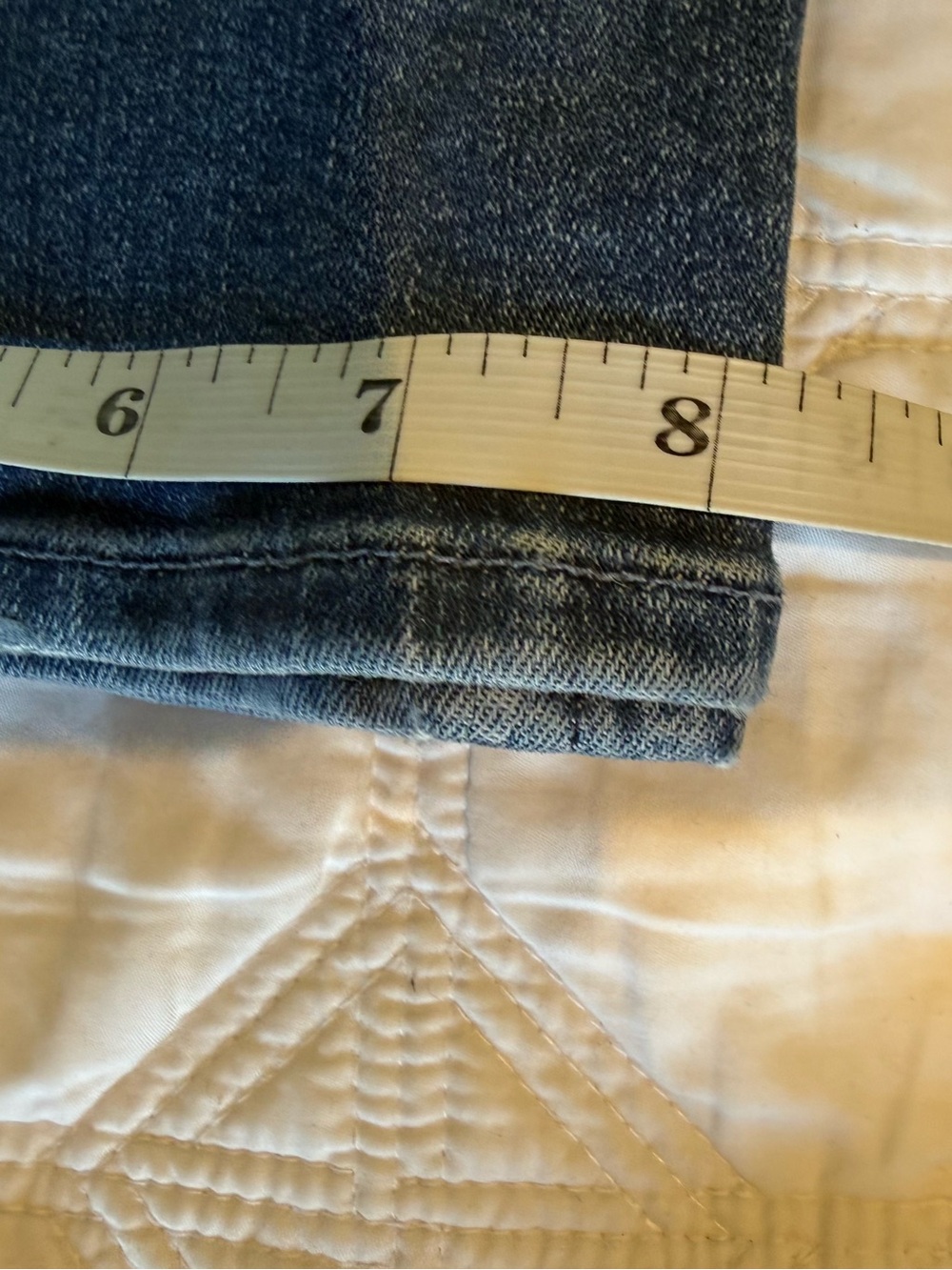 Mother the outsider ankle medium-blue "Walking on Coals" wash. size 32 - Picture 9 of 9